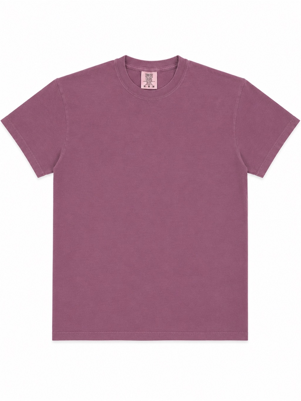 Comfort Colors Men's Crew Neck T-Shirt - Dusty Mauve